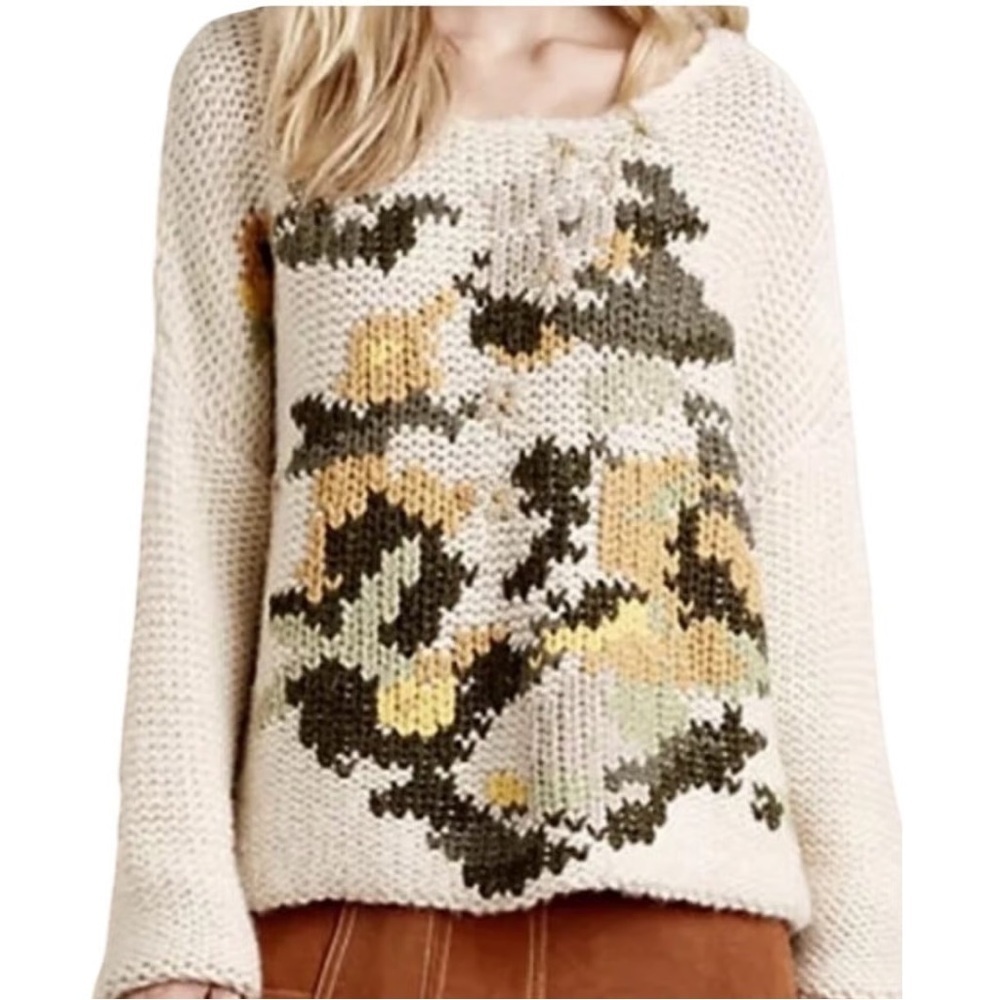 Mes Demoiselles Chunky Knit Pullover Sweater